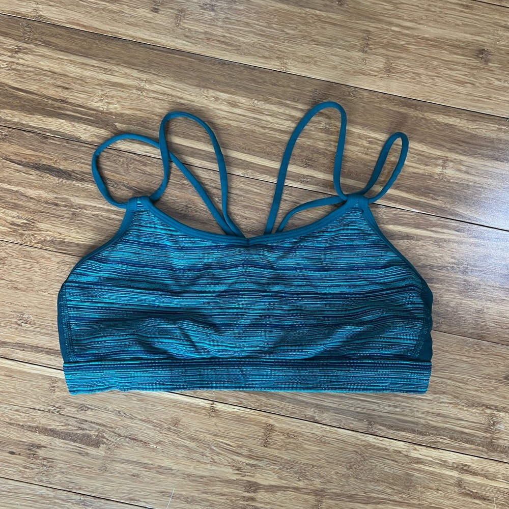 Lululemon green sports bra - size 4